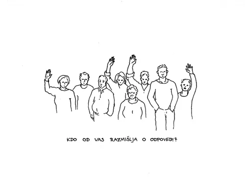 Who among you is considering quitting their job?